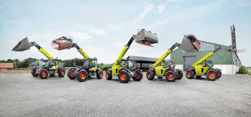 Більша потужність та комфорт з новими телескопічними навантажувачами CLAAS вантажопідйомністю від 3 до 4 тонн