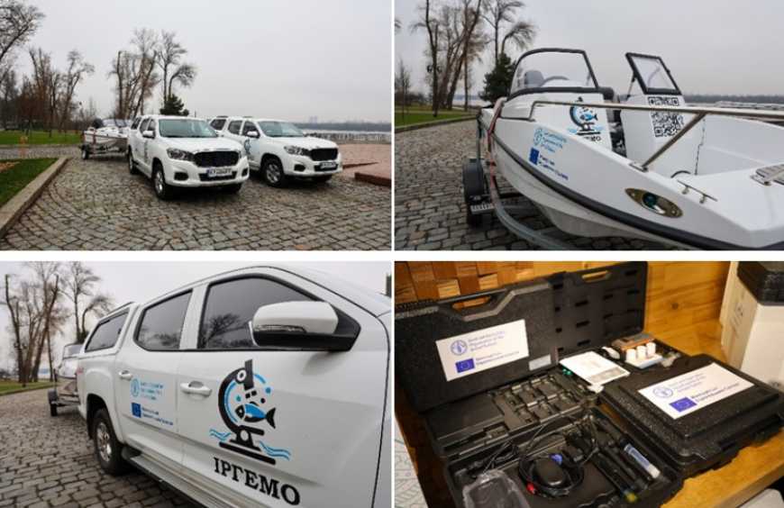 ЄС та ФАО надали нове обладнання для посилення наукових досліджень і управління в секторі рибного господарства України