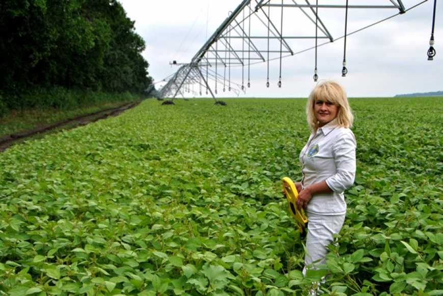 Найбільша дощувальна машина кругового дії