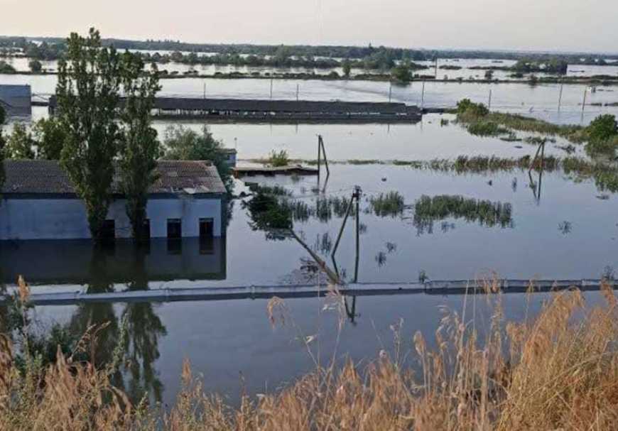 Внаслідок підриву Каховської ГЕС повністю затоплений єдиний державний осетровий завод