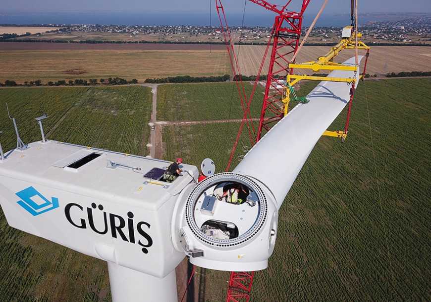 На Одещині розпочали зводити першу в області вітрову електростанцію