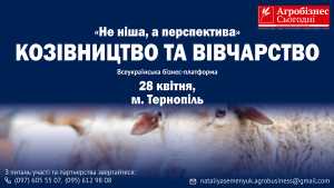 Всеукраїнська бізнес-платформа &laquo;Не ніша, а перспектива&raquo;: козівництво та вівчарство
