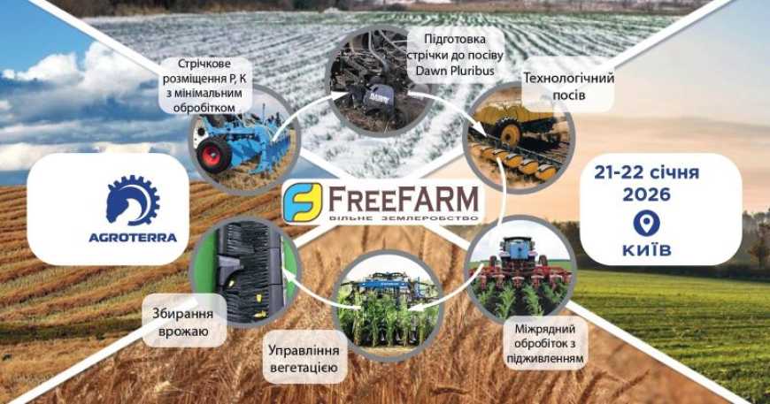 АГРОТЕРРА: конференція &laquo;Живлення рослин. Інноваційні агротехнотологічні рішення 2026&raquo;