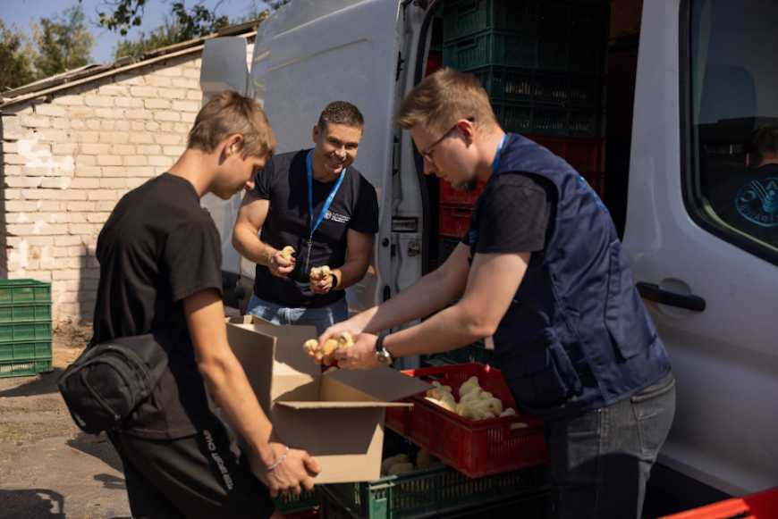 ФАО роздала півмільйона одноденних курчат-бройлерів родинам, що проживають у прифронтових областях України