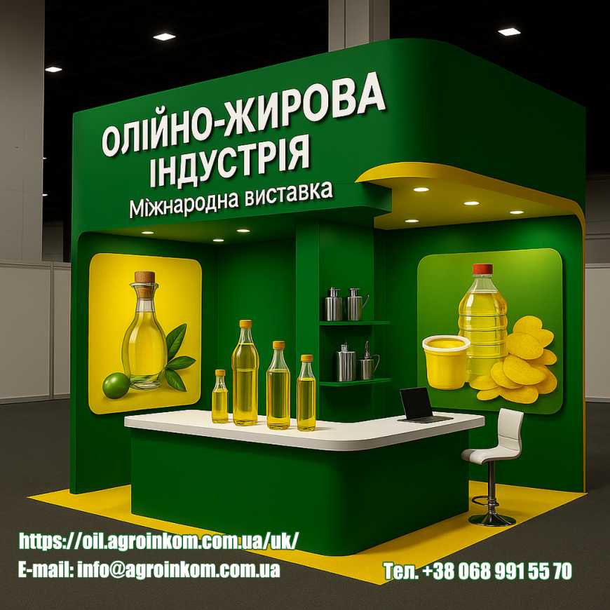 18-19 вересня у Києві відбудеться Міжнародна Агропромислова виставка «Олійно-Жирова Індустрія»