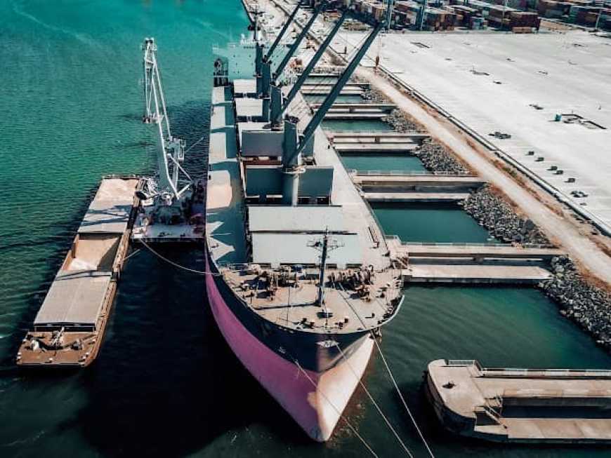 Українське Дунайське пароплавство відправляє на експорт найбільшу партію агропродукції