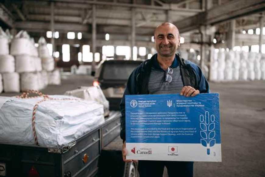 ФАО завершила розподіл 615 модульних зерносховищ серед українських аграріїв