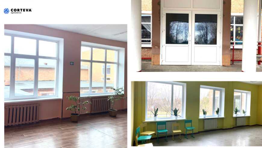 Диканська ОТГ відремонтувала школу за підтримки GlobalGiving та Corteva Agriscience