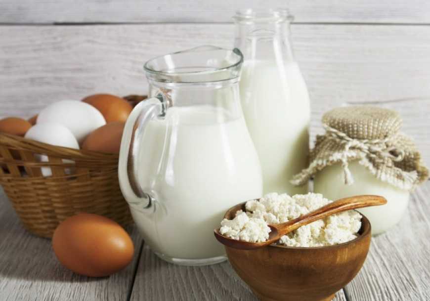 В Україні зменшилось виробництво молока та яєць